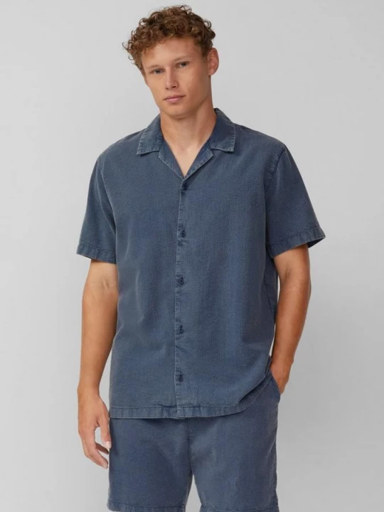 Obrázek produktu Resort Fit: sepraná košile ze strukturovaného materiálu QS modrá