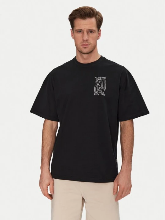 Obrázek produktu Resteröds T-Shirt Dev 20251 2055 Černá Regular Fit