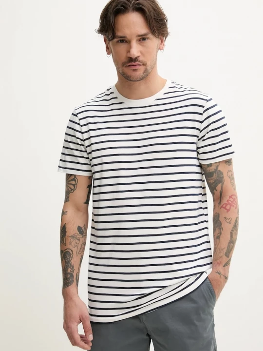 Obrázek produktu Resteröds tričko pánské bavlněné Bamboo Tee námořnická modř