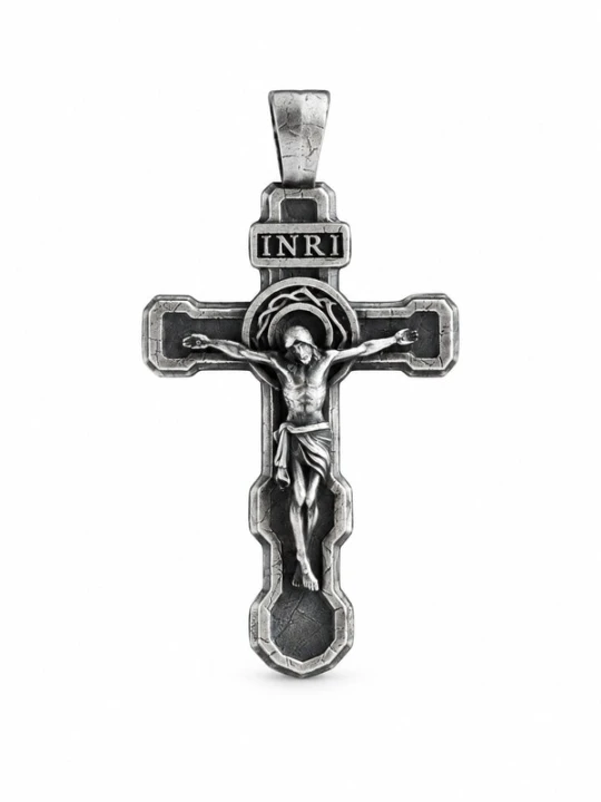 Obrázek produktu REYTEL Přívěsek 'FILIUS UNIGENITUS DEI. INRI' stříbrná