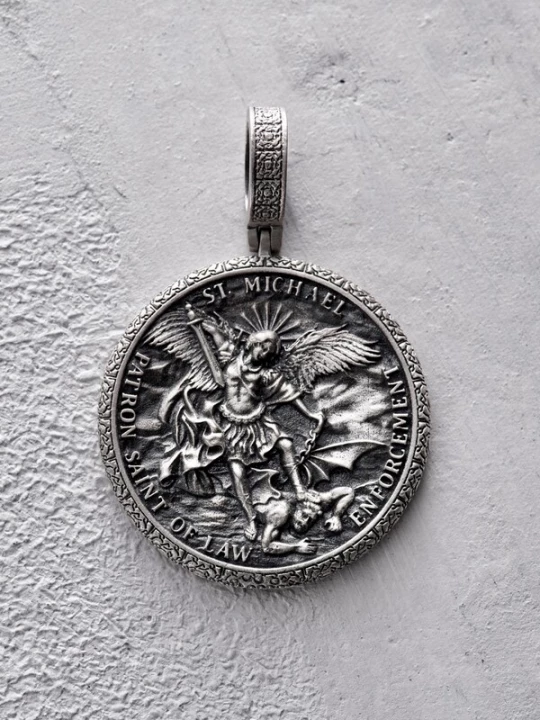 Obrázek produktu REYTEL Přívěsek 'ST. ARCHANGEL MICHAEL. PRAYER' stříbrná