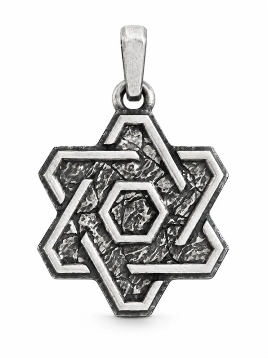Obrázek produktu REYTEL Přívěsek 'STAR OF DAVID' stříbrná