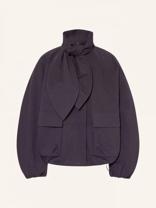 Obrázek produktu Rich & Royal Oversized Bunda S Odnímatelnou Mašlí tmavě modrá