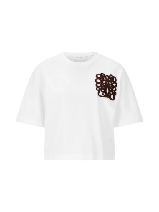 Obrázek produktu Rich & Royal Tričko čokoládová / bílá