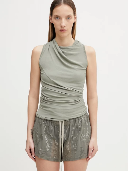 Obrázek produktu Rick Owens Lilies halenka dámská s viskózou Luna zelená