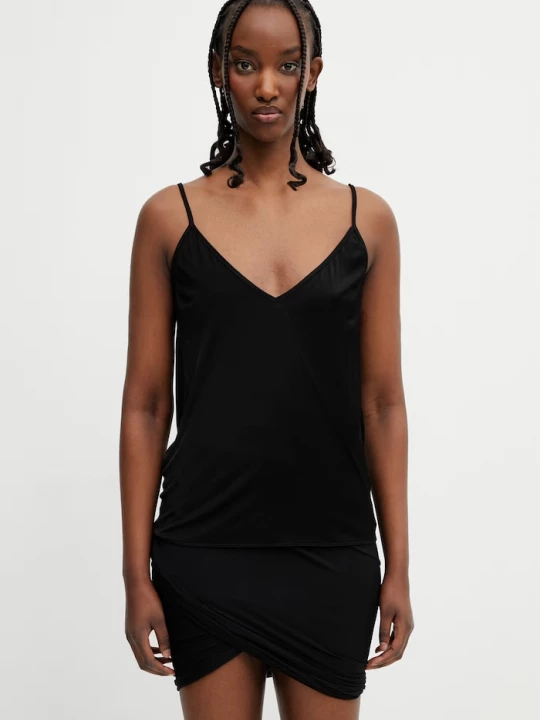 Obrázek produktu Rick Owens Lilies halenka na ramínka dámská z viskózy černá