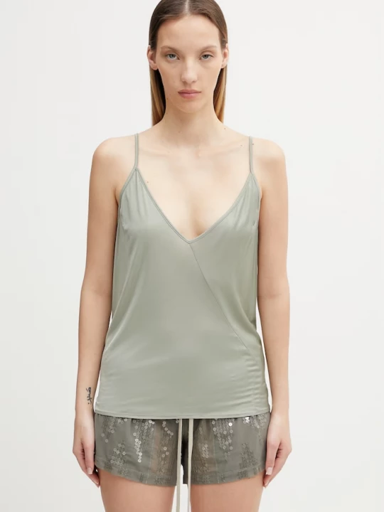 Obrázek produktu Rick Owens Lilies halenka na ramínka dámská z viskózy zelená
