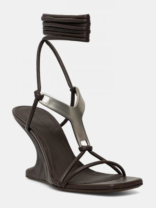 Obrázek produktu Rick Owens Lilies Kožené sandály Rick Owens Lilies Cantilever 8 Hydra Sandals hnědá
