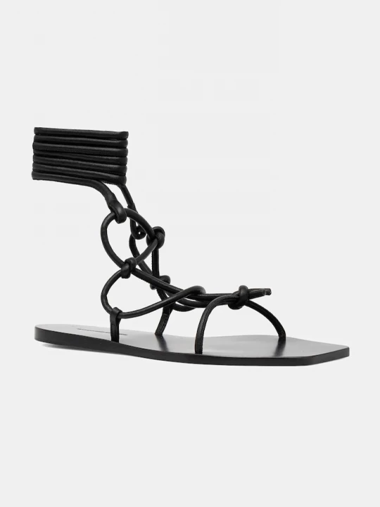 Obrázek produktu Rick Owens Lilies Kožené sandály Rick Owens Lilies Penta černá