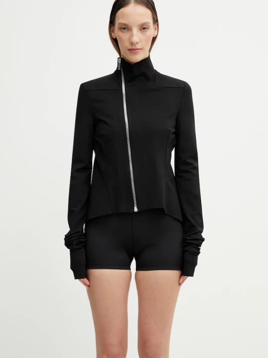 Obrázek produktu Rick Owens Lilies rozepínací mikina dámská s viskózou Naska Gary černá