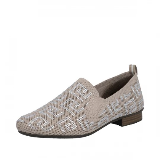 Obrázek produktu Rieker Slipper béžová / stříbrná