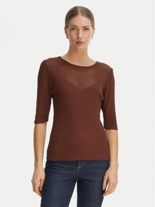 Obrázek produktu Rinascimento Halenka CFM0012240003 Hnědá Slim Fit