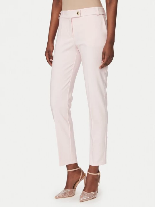 Obrázek produktu Rinascimento Kalhoty z materiálu CFC0128638003 Růžová Slim Fit
