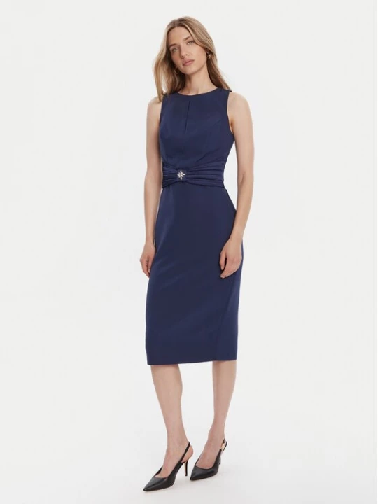 Obrázek produktu Rinascimento Koktejlové šaty CFC0125073003 Tmavomodrá Slim Fit