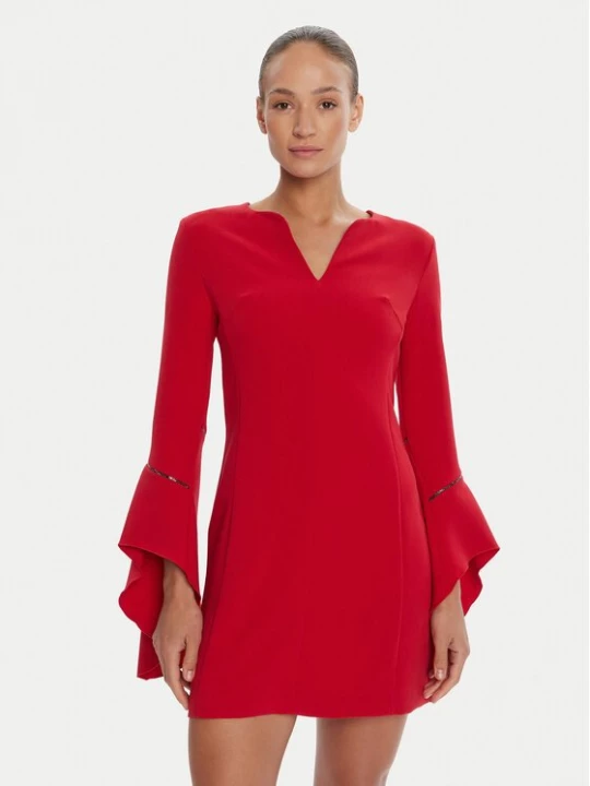 Obrázek produktu Rinascimento Koktejlové šaty CFC0126187003 Červená Slim Fit