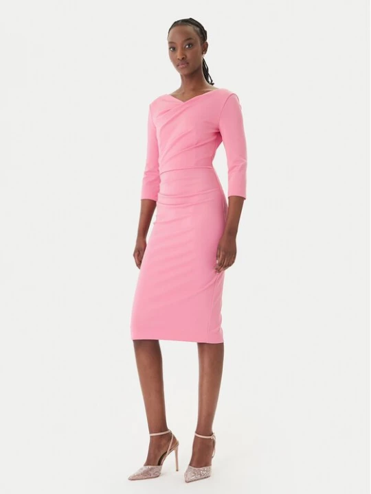 Obrázek produktu Rinascimento Koktejlové šaty CFC0127699003 Růžová Slim Fit