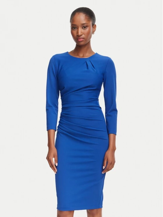 Obrázek produktu Rinascimento Koktejlové šaty CFC0130327003 Modrá Slim Fit