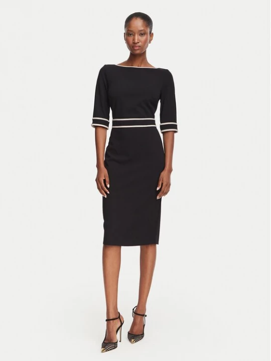 Obrázek produktu Rinascimento Koktejlové šaty CFC0131086003 Černá Slim Fit