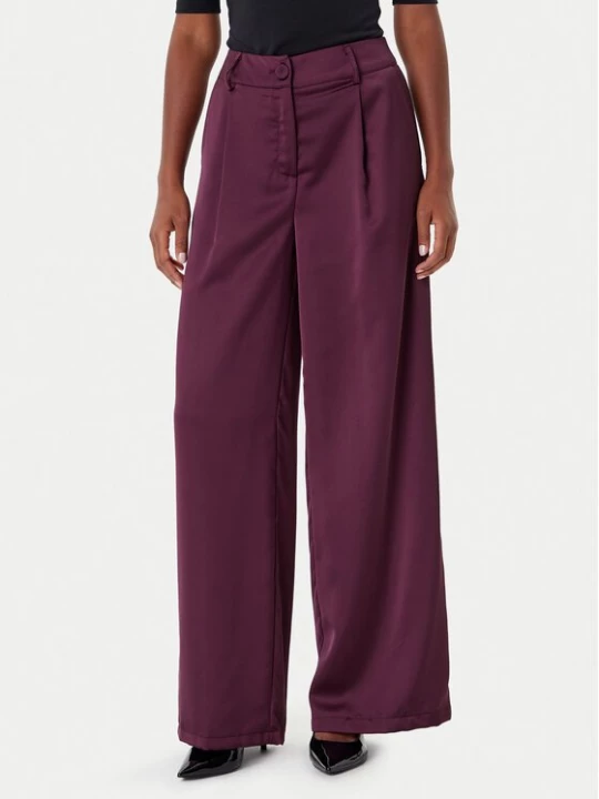 Obrázek produktu Rinascimento Palazzo kalhoty CFC0124993003 Bordó Wide Leg