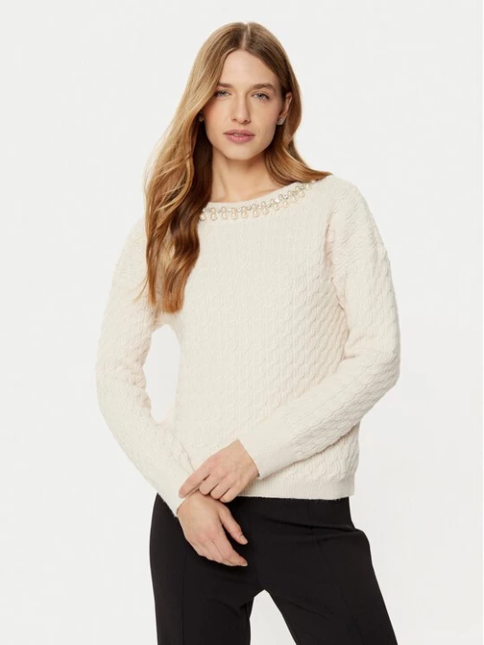 Obrázek produktu Rinascimento Svetr CFM0011717003 Écru Regular Fit Krémová
