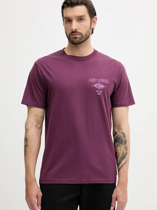 Obrázek produktu Rip Curl Bavlněné tričko Rip Curl fialová