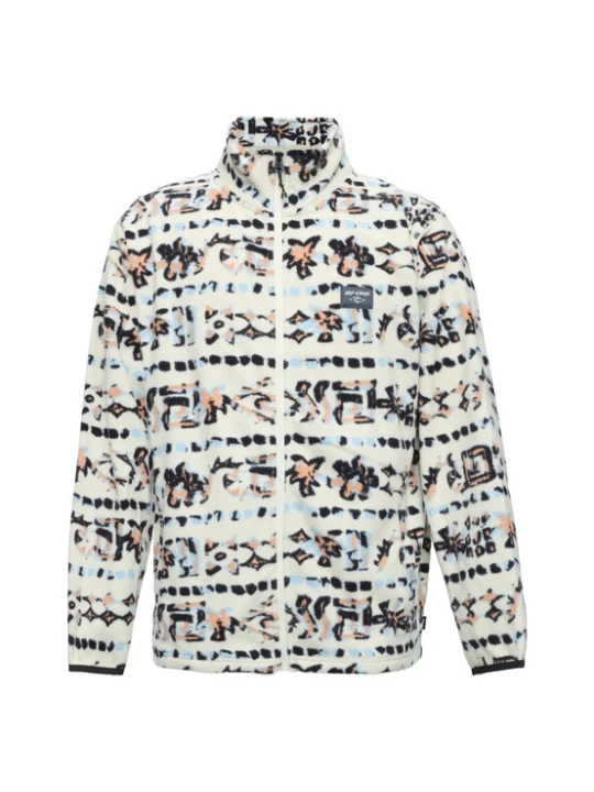 Obrázek produktu RIP CURL Funkční fleecová mikina krémová / světlemodrá / oranžová / černá
