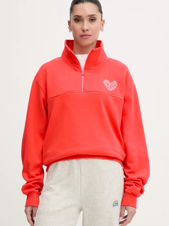 Obrázek produktu Rip Curl mikina dámská s bavlnou RC HEART červená