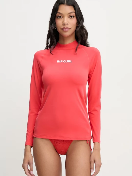 Obrázek produktu Rip Curl plážové tričko dlouhým rukávem dámské červená