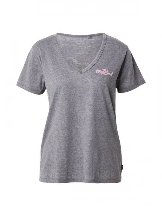 Obrázek produktu RIP CURL Tričko 'LAYDAY' modrá / šedý melír / oranžová / růžová