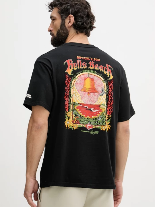 Obrázek produktu Rip Curl tričko pánské bavlněné BELLS PRO 26 černá