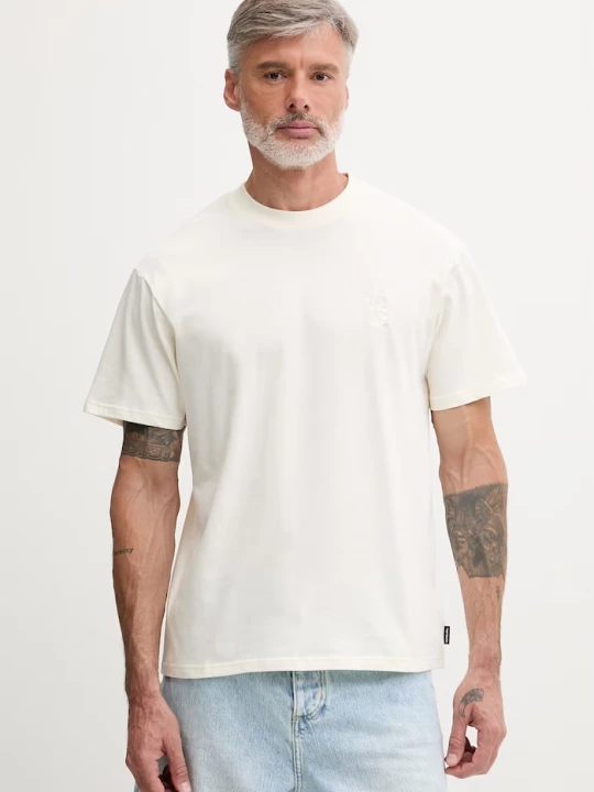 Obrázek produktu Rip Curl tričko pánské bavlněné SEARCH EMBROIDERY béžová