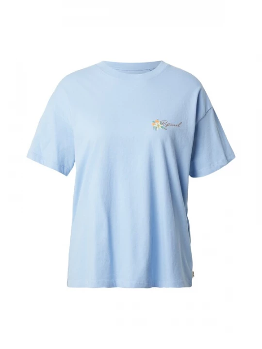 Obrázek produktu RIP CURL Tričko 'POOLSIDE' světlemodrá / pastelově žlutá / trávově zelená / pastelově oranžová