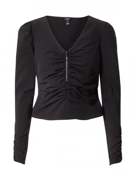 Obrázek produktu River Island Halenka černá / průhledná