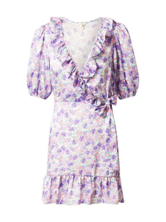 Obrázek produktu River Island Šaty zelená / fialová / oranžová / pink / bílá