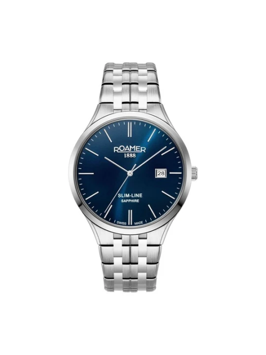 Obrázek produktu Roamer Analogové hodinky 'Date watch Slim-Line Classic' modrá
