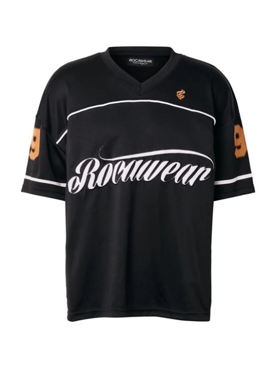 Obrázek produktu ROCAWEAR Tričko 'Baller' oranžová / černá / bílá