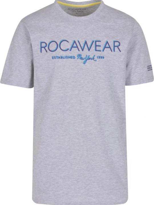 Obrázek produktu ROCAWEAR Tričko 'Neon' modrá / námořnická modř / šedý melír