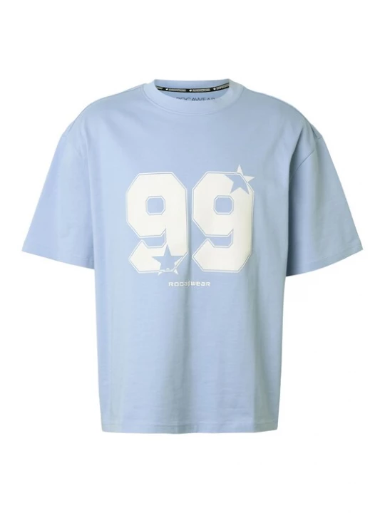Obrázek produktu ROCAWEAR Tričko 'Strambers' světlemodrá / bílá