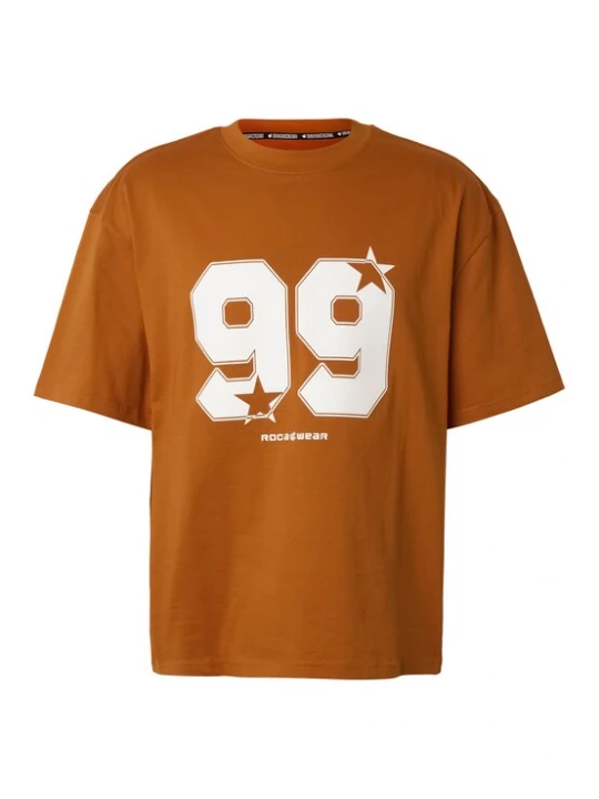 Obrázek produktu ROCAWEAR Tričko 'Strambers' tmavě oranžová / bílá