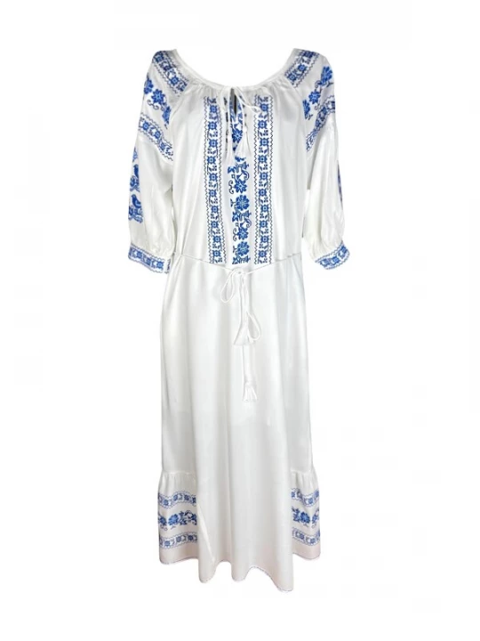 Obrázek produktu Rody’s forever Šaty 'Damenkleid S25 weiß / blau, marimea L' bílá Rody's Forever