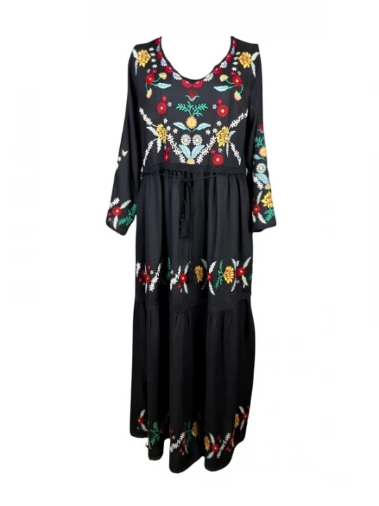 Obrázek produktu Rody’s forever Šaty 'Lässiges Damenkleid A26, schwarz, marimea M' černá Rody's Forever