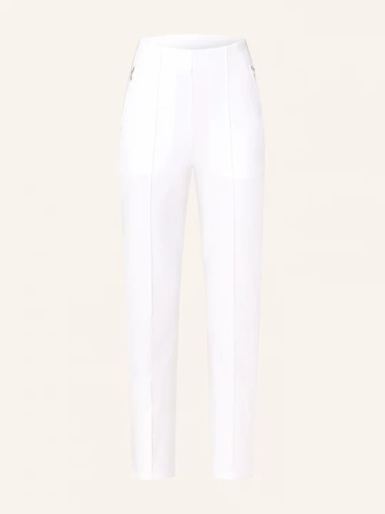 Obrázek produktu Röhnisch Golfové Kalhoty Clubhouse Highwater Slacks bílá RÖHNISCH