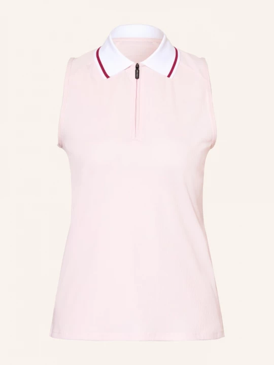 Obrázek produktu Röhnisch Jerseyové Polo Tričko světle růžová / tmavě červená / bílá RÖHNISCH