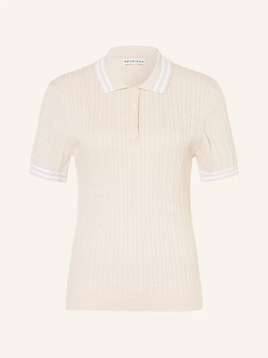 Obrázek produktu Röhnisch Pletené Polo Tričko Classic béžová