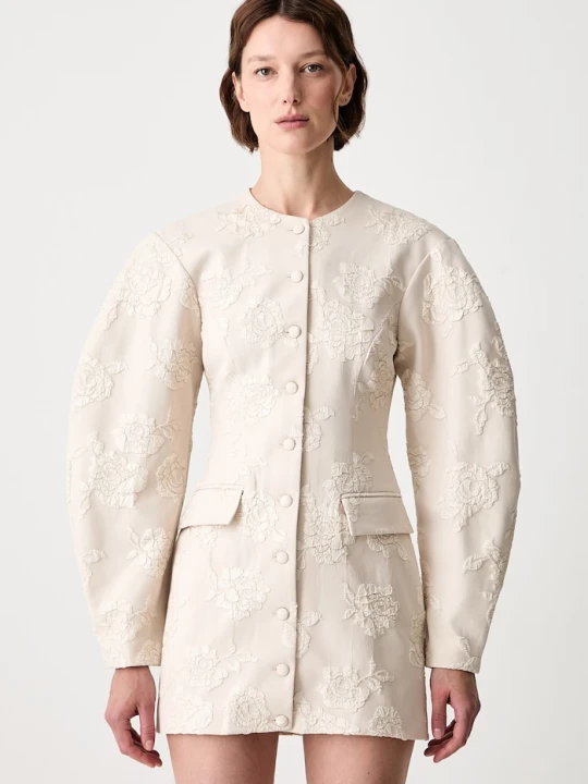 Obrázek produktu Rotate sakové šaty JACQUARD TAILORED béžová
