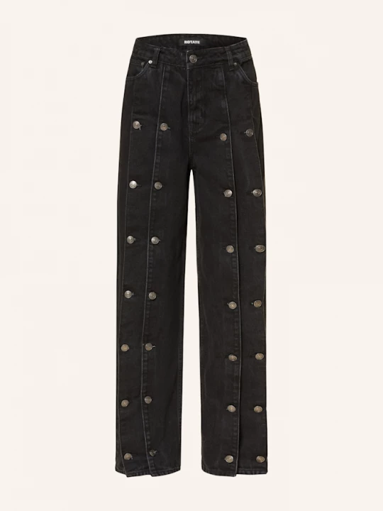 Obrázek produktu Rotate Wide Leg Džíny d04 black denim