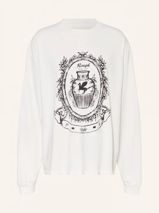 Obrázek produktu Rough. Oversized Tričko S Dlouhým Rukávem Family Crest bílá