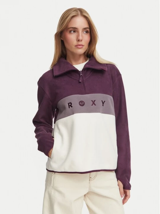 Obrázek produktu Roxy Fleecová mikina ERJFT05104 Fialová Regular Fit