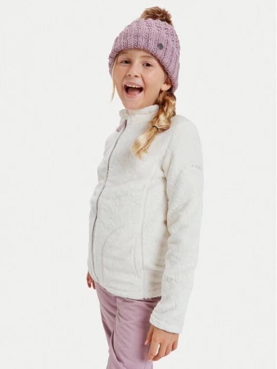 Obrázek produktu Roxy Fleecová mikina Igloo ERGFT04013 Bílá Slim Fit