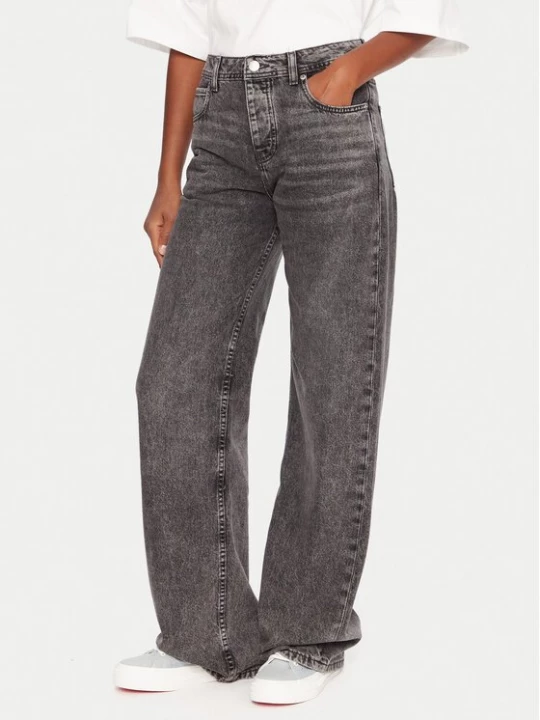 Obrázek produktu Roxy Jeansy Milla ERJDP03312 Šedá Wide Leg